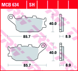 Fékbetét TRW Lucas MCB634SH -- (SH=szinter hátsó)