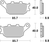 Fékbetét Brembo 07HO36SP -- (SP=szinter hátsó)