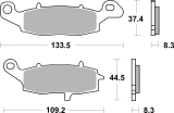 Fékbetét Brembo 07KA19SA (SA=szinter első)