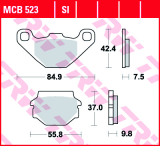 Fékbetét TRW Lucas MCB523SI (SI=szinter off road)