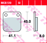 Fékbetét TRW Lucas MCB510 (HASONLÓ FÉKBETÉTEKET LÁSD A KÉP ALATT)