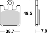 Fékbetét Brembo 07SU26SA