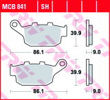 Fékbetét TRW Lucas MCB841SH (SH=szinter hátsó)